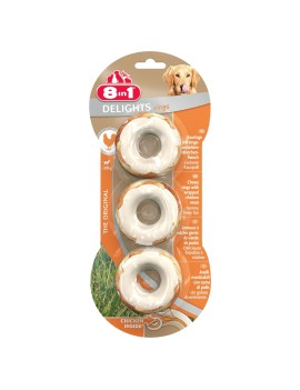 Delights Anneaux à mâcher au poulet 120 g 3 pces