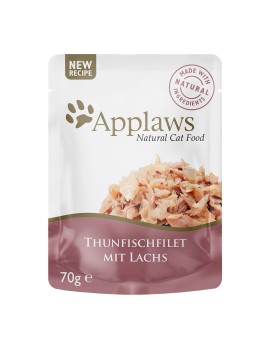 Applaws Natural Cat Thon et saumon en gelée sachet 70g