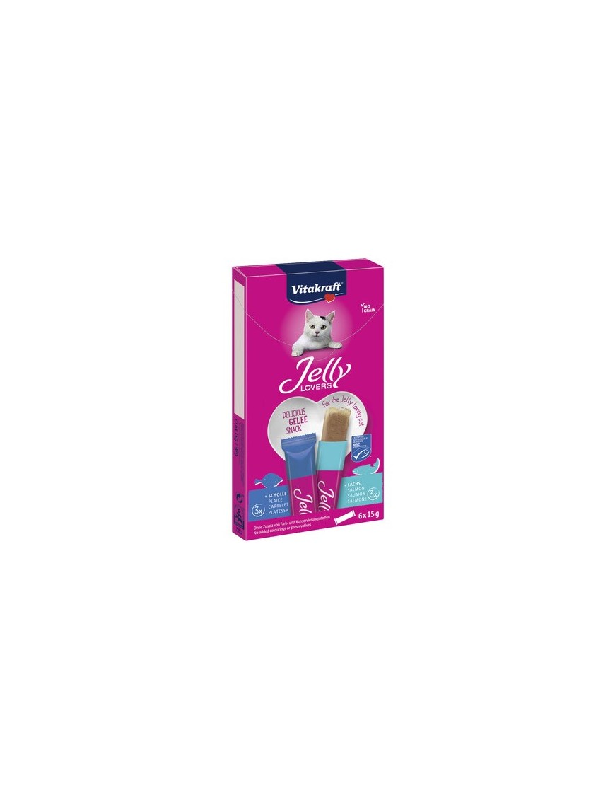 Liquid Snack au saumon en gelée 6x15 g