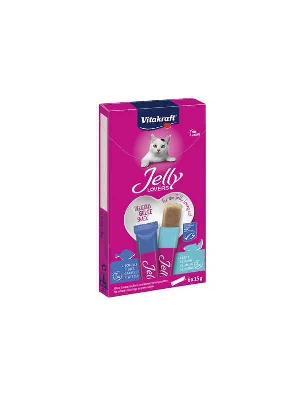 Liquid Snack au saumon en gelée 6x15 g