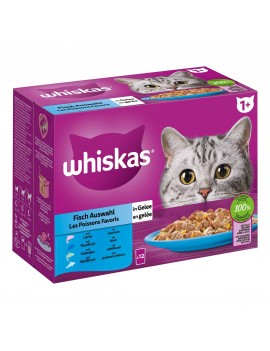 Whiskas Poissons sachet en gelée 12x85 g
