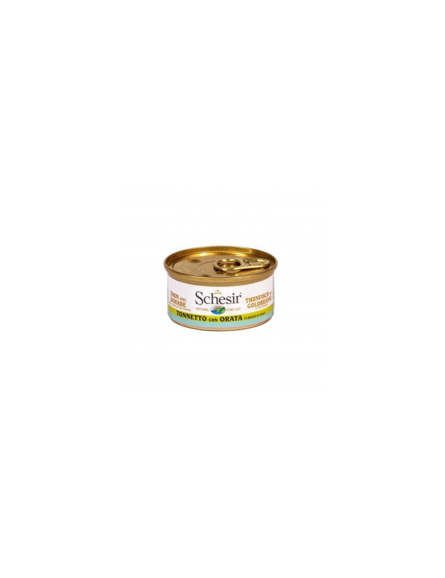 Schesir Boîte bouillon Thon & dorade rose 70 g