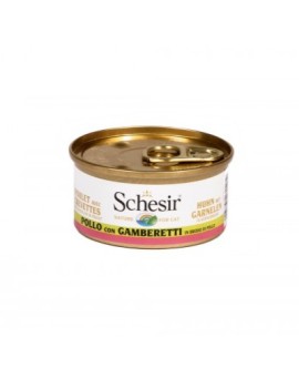 Schesir Boîte bouillon Filet de poulet & crevettes 70 g