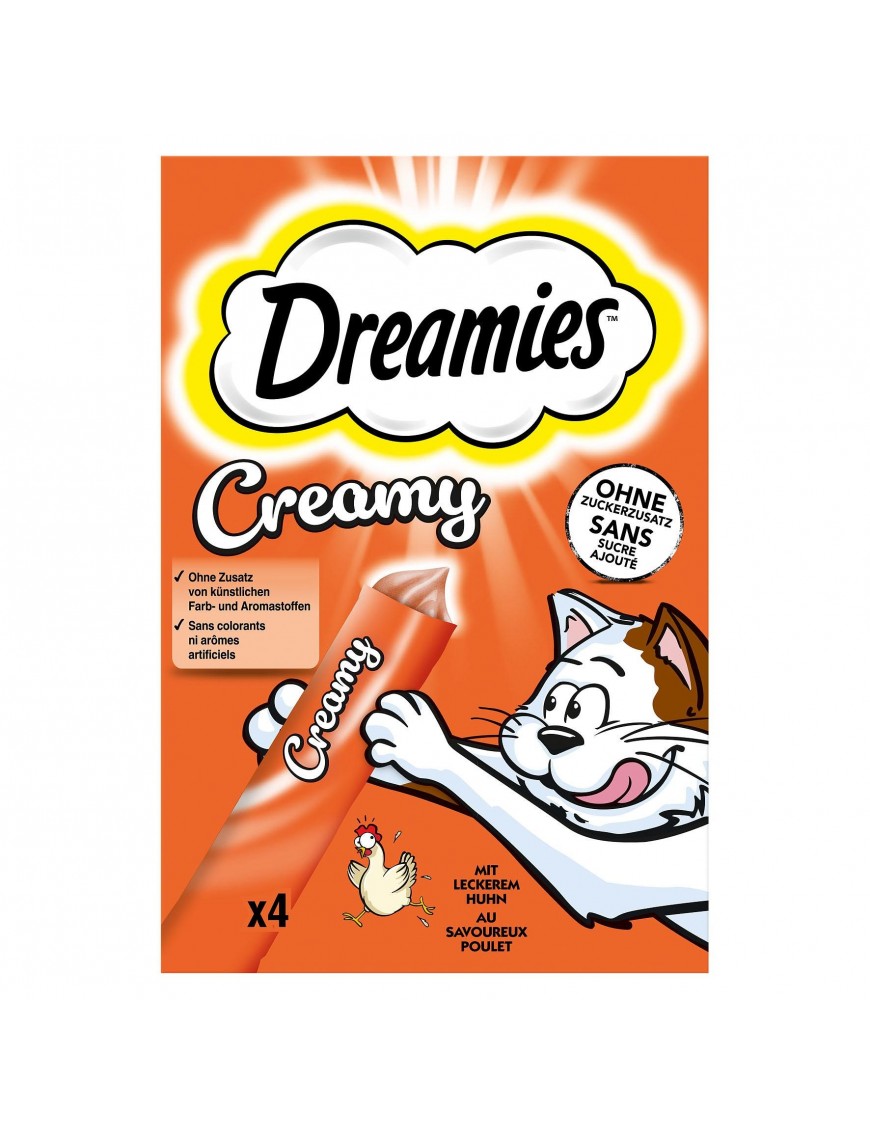 Dreamies Creamy Poulet 4x10 g