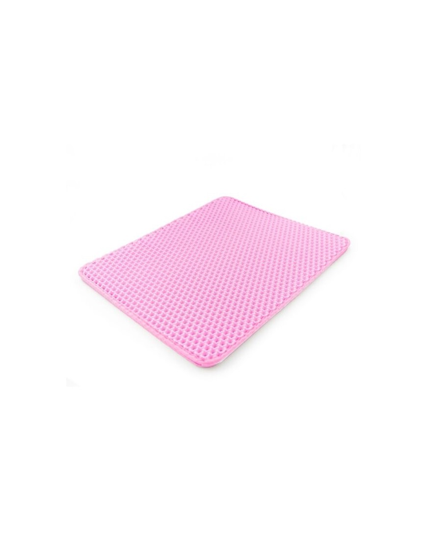 Tapis tamis pour caisse toilette Rose
