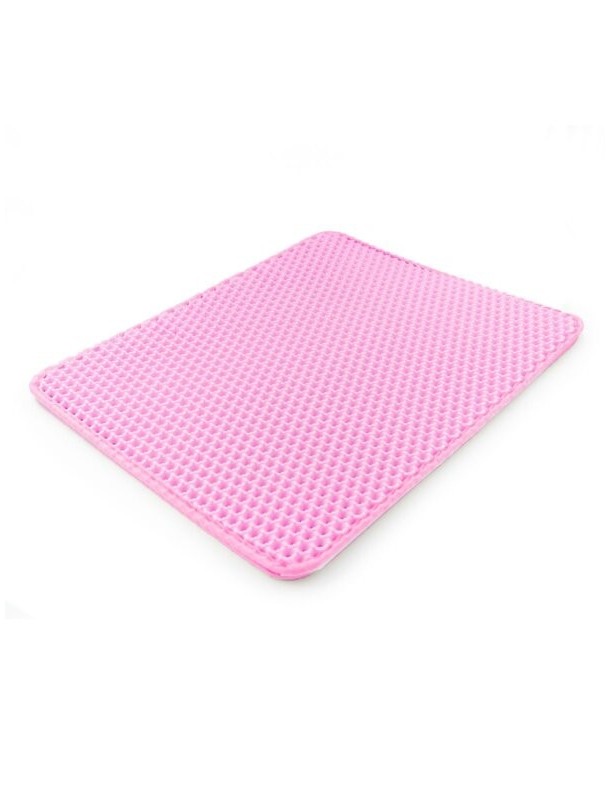 Tapis tamis pour caisse toilette Rose