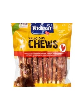 Delichews Os avec poulet 12 cm, 300 g, 25 pces