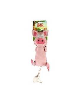 Jouet Cochon avec corde