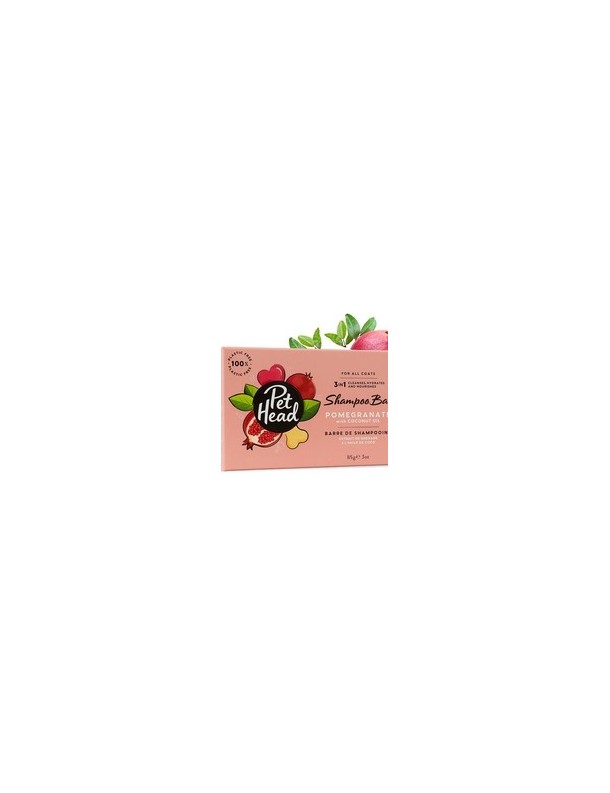 Pet Head Savon solide à la grenade 85 g