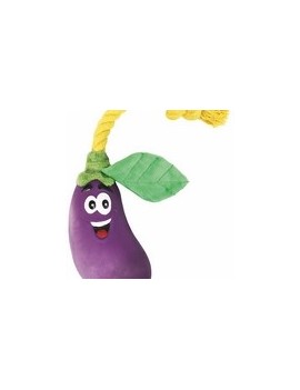 Aubergine en latex avec corde