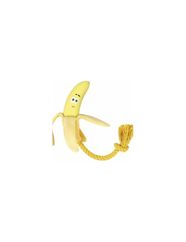 Banane en latex avec corde