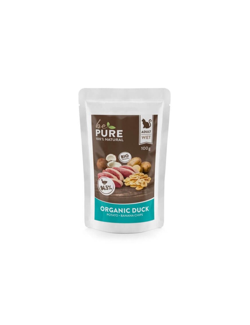 Be Pure Canard bio, légumes & fruits sachet 100 g