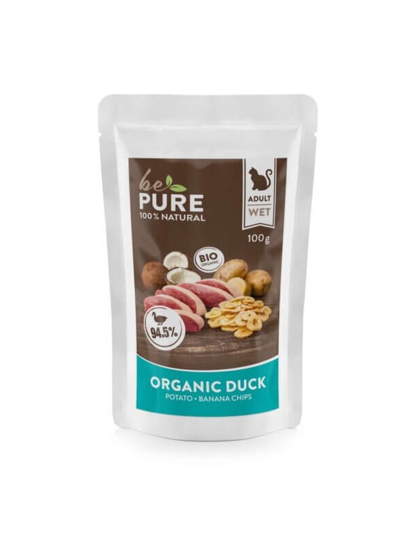 Be Pure Canard bio, légumes & fruits sachet 100 g
