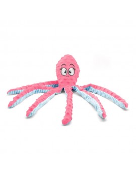 Peluche pieuvre rose