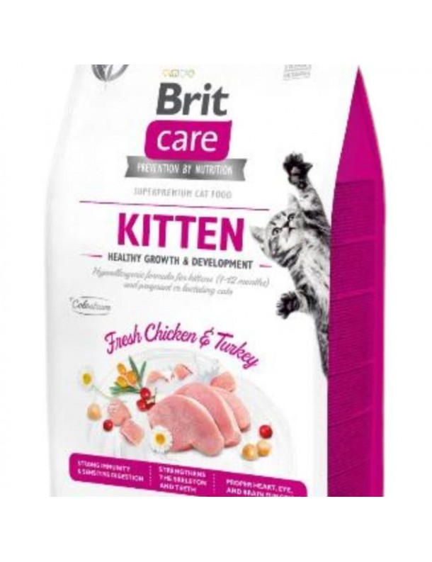 Brit Care Chats Kitten Poulet&dinde