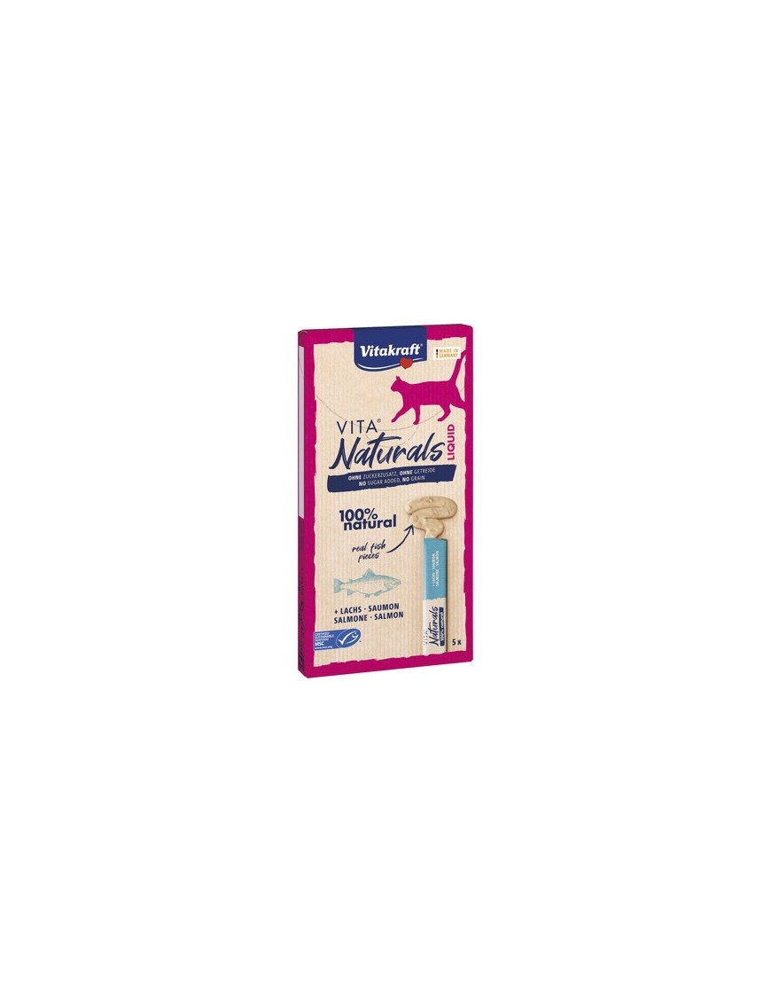 Liquid Snack au saumon avec morceaux 5x15 g