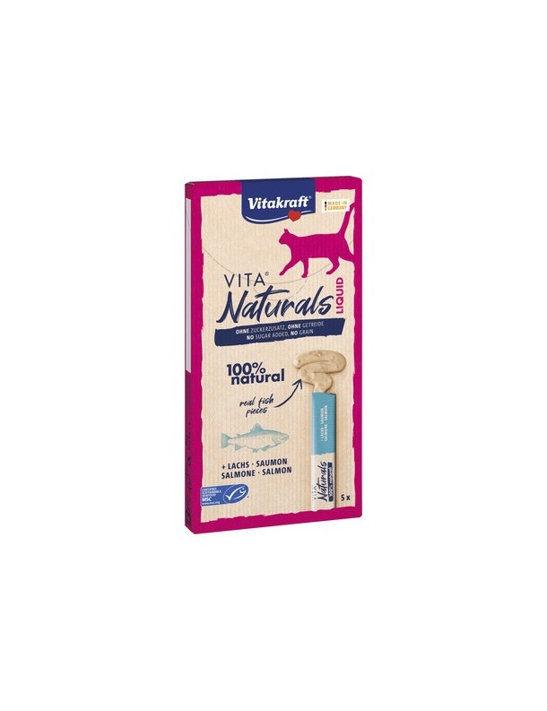 Liquid Snack au saumon avec morceaux 5x15 g