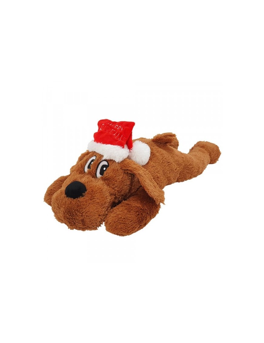 Chien peluche Schlappi de Noël