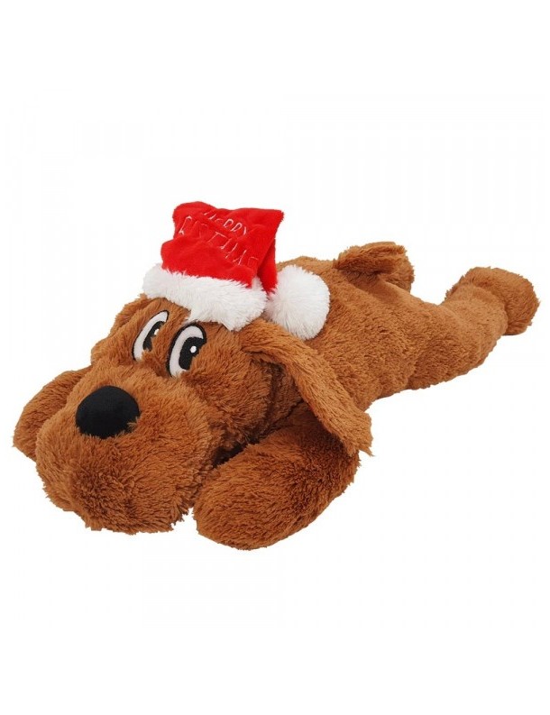 Chien peluche Schlappi de Noël
