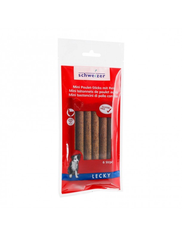 Mini bâtonnets de poulet au riz, 1x6 pces