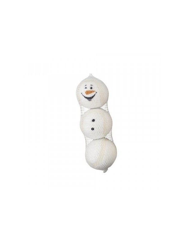Trio de balles Bonhomme de neige S
