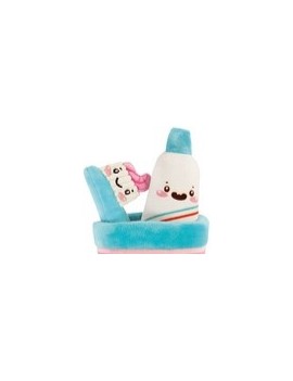 Peluche Gobelet Brosse à dent + dentifrice
