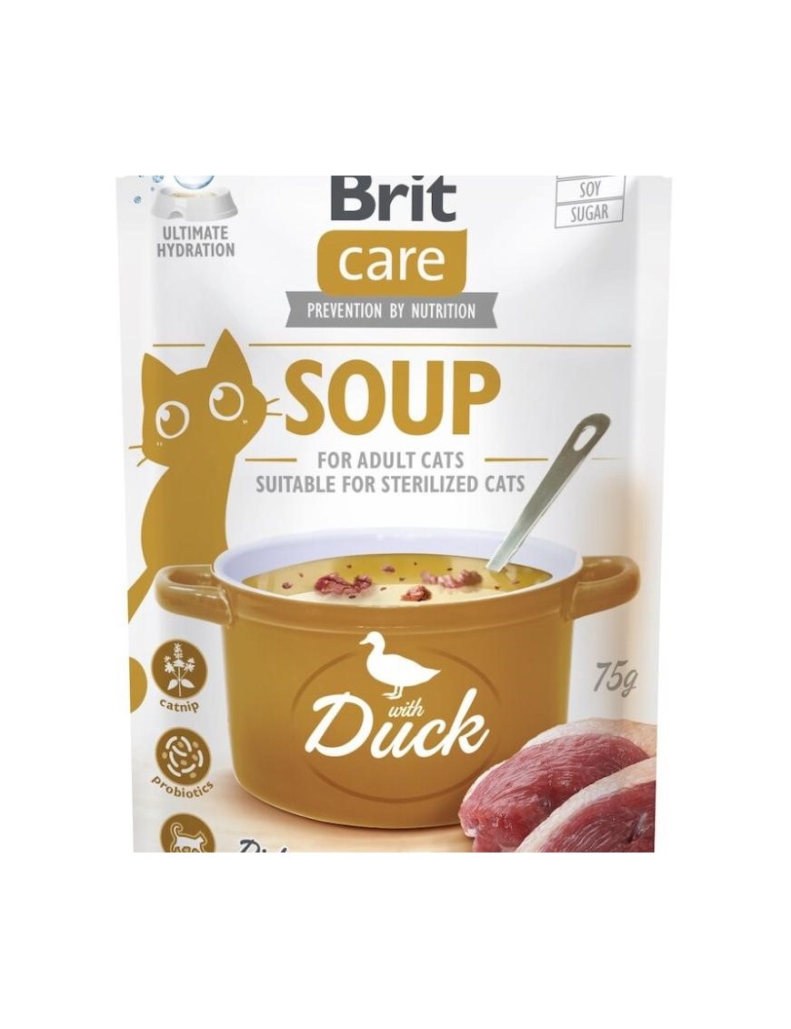 Brit Care Chats Soupe avec canard 75 g