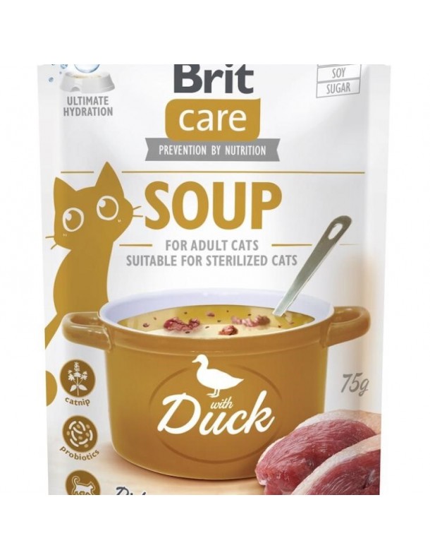 Brit Care Chats Soupe avec canard 75 g