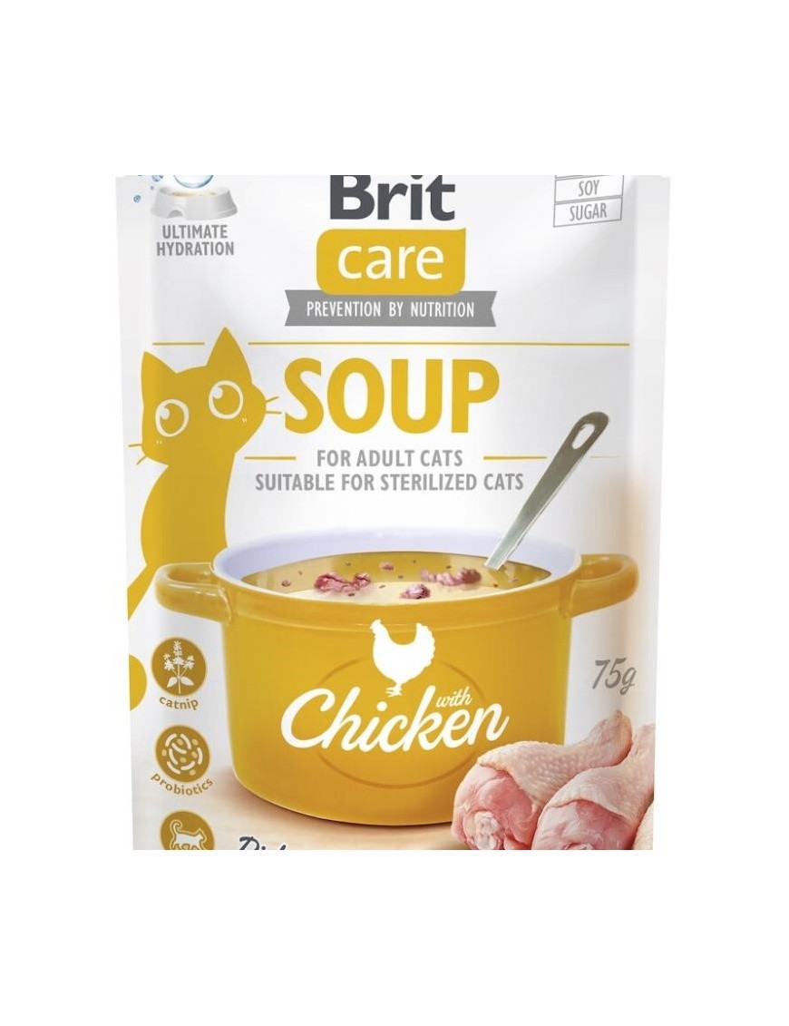 Brit Care Chats Soupe avec poulet 75 g