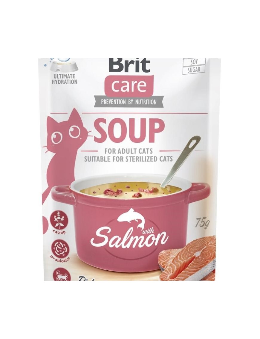 Brit Care Chats Soupe avec saumon 75 g