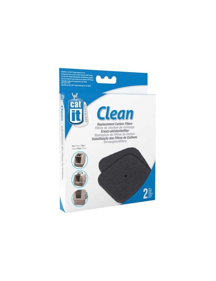 Filtre de rechange  pour toilette Catit, 2 pièces