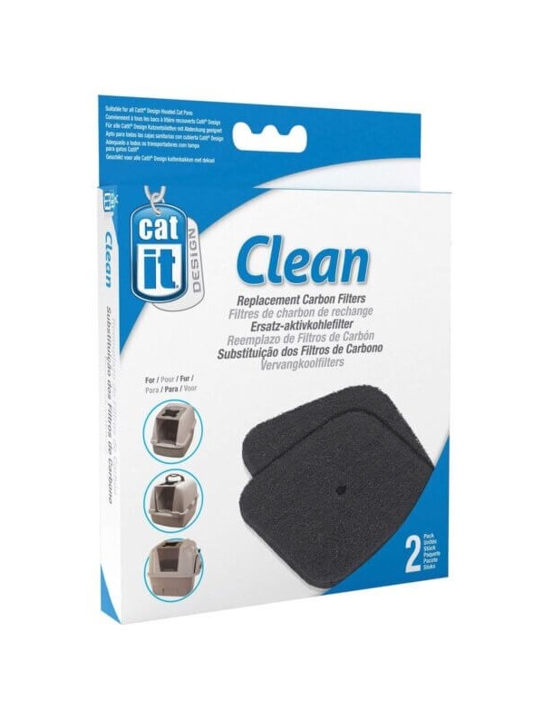 Filtre de rechange  pour toilette Catit, 2 pièces