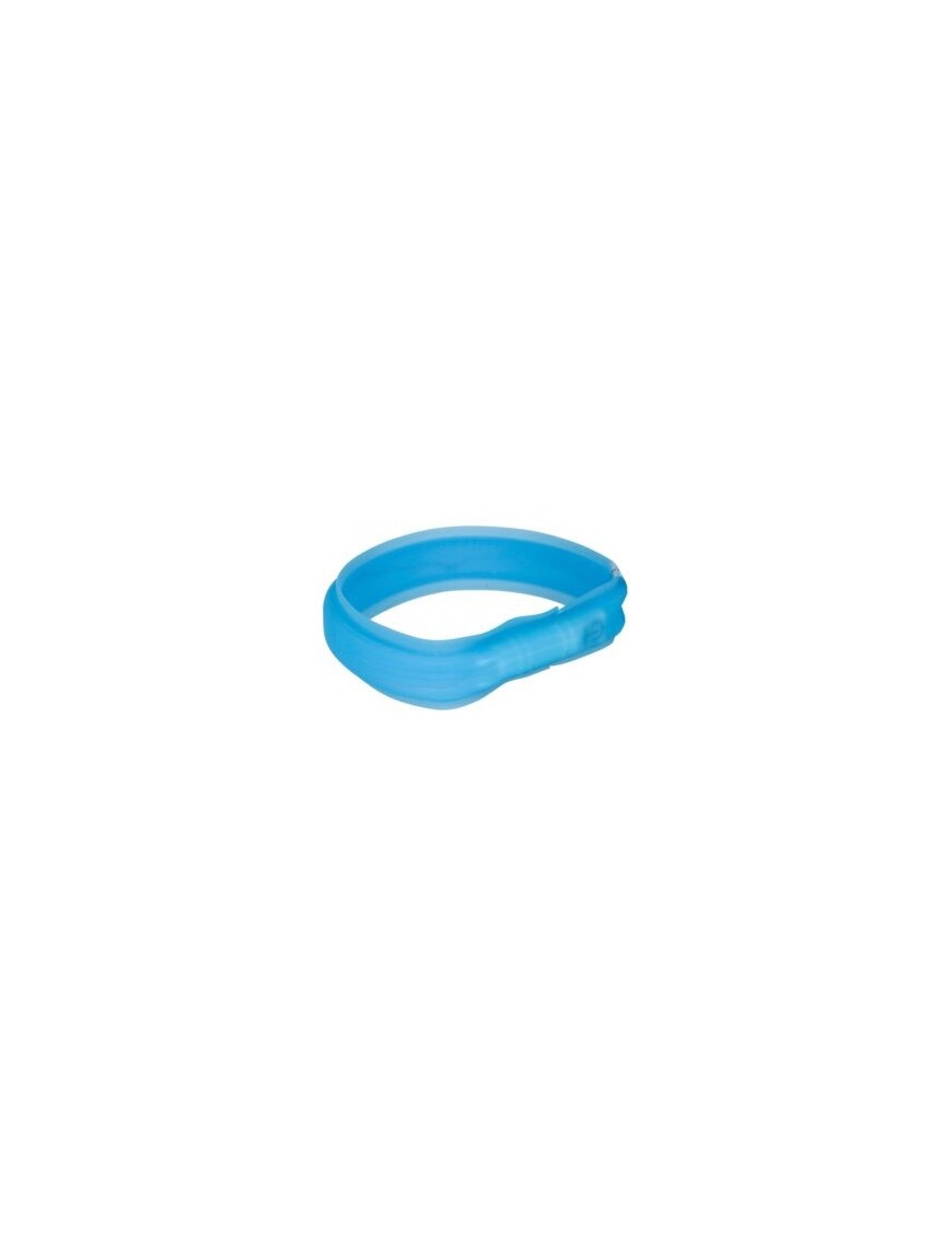 Collier lumineux Flash USB extra large Bleu