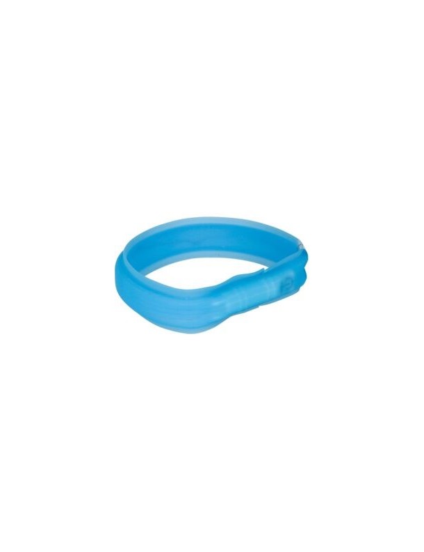 Collier lumineux Flash USB extra large Bleu