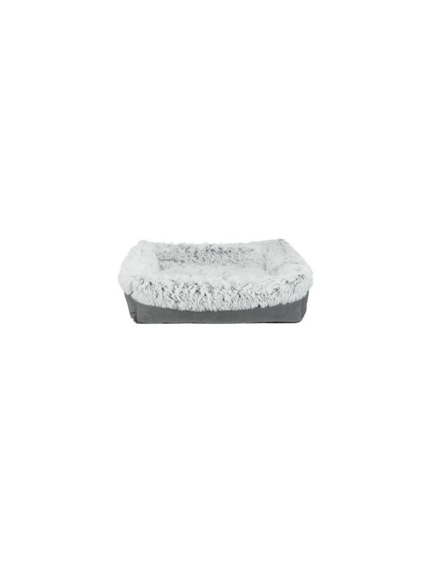Lit Harvey Gris/blanc-noir