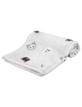Couverture Mimi 70x50 cm Gris clair