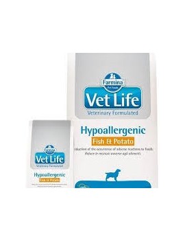 Farmina Vetlife Hypoallergénique Poisson&PDT 12 kg