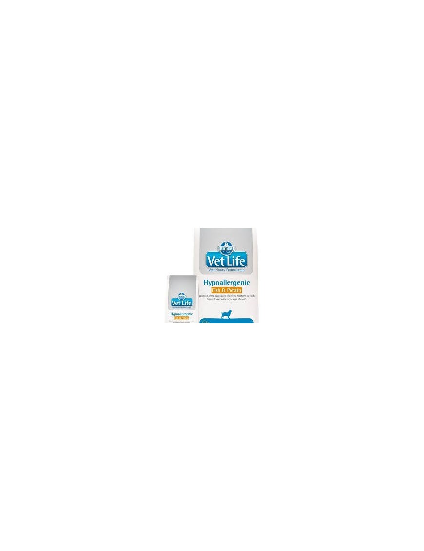 Farmina Vetlife Hypoallergénique Poisson&PDT 12 kg