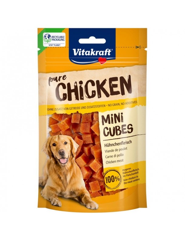 Mini cubes au poulet 80 g