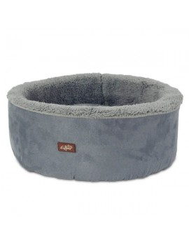 Lit douillet gris