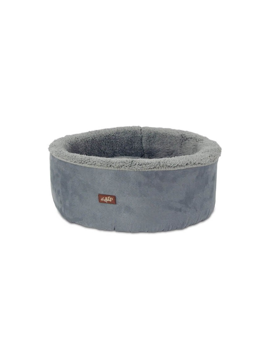 Lit douillet gris