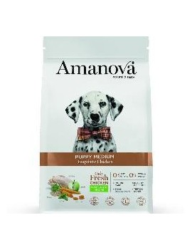 Amanova Puppy Medium Low grain Poulet