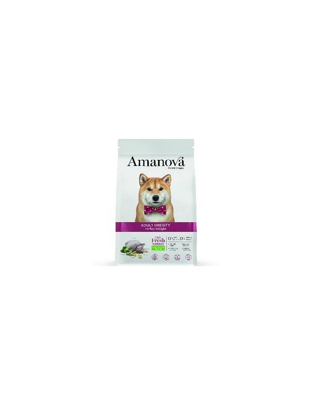 Amanova Adulte Toutes races Low grain Obesity Dinde