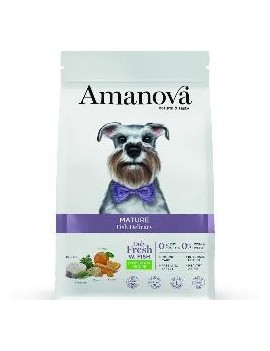 Amanova Senior Toutes races Low grain Poisson blanc