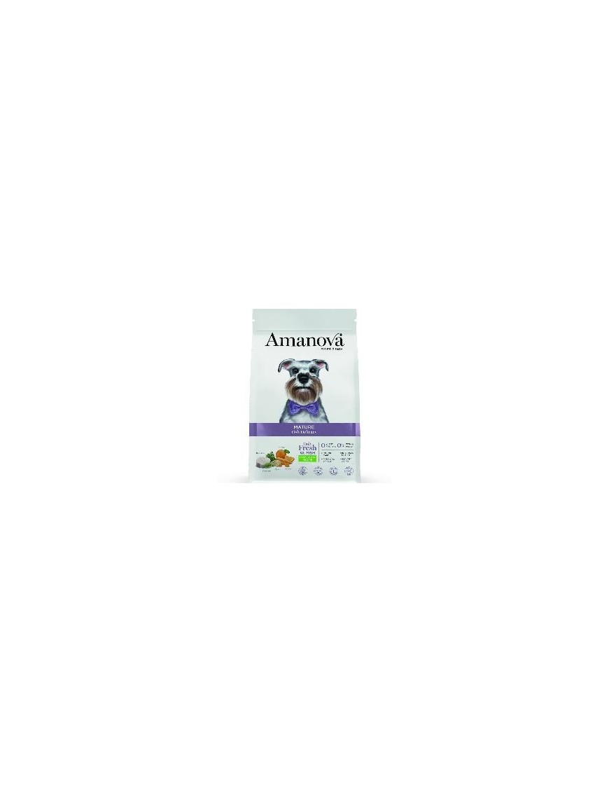 Amanova Senior Toutes races Low grain Poisson blanc
