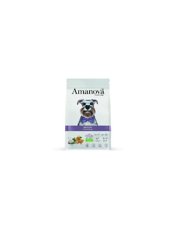 Amanova Senior Toutes races Low grain Poisson blanc