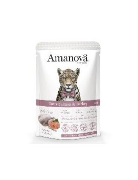 Amanova Adulte GF Saumon&dinde sachet 85 g