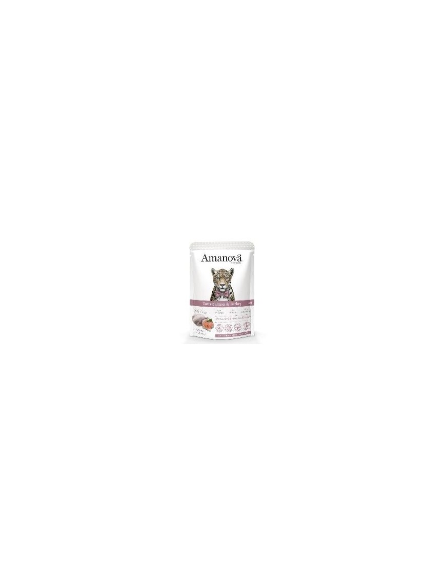 Amanova Adulte GF Saumon&dinde sachet 85 g