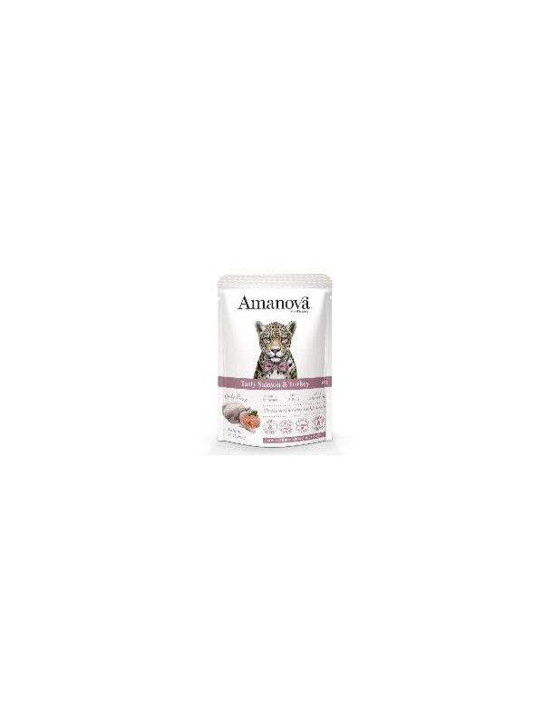 Amanova Adulte GF Saumon&dinde sachet 85 g