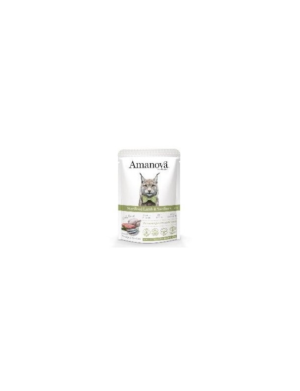 Amanova Adulte GF Agneau&sardines sachet 85 g